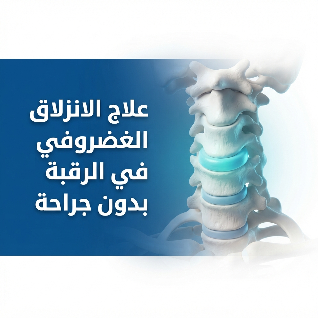 علاج الانزلاق الغضروفي في الرقبة بدون جراحة