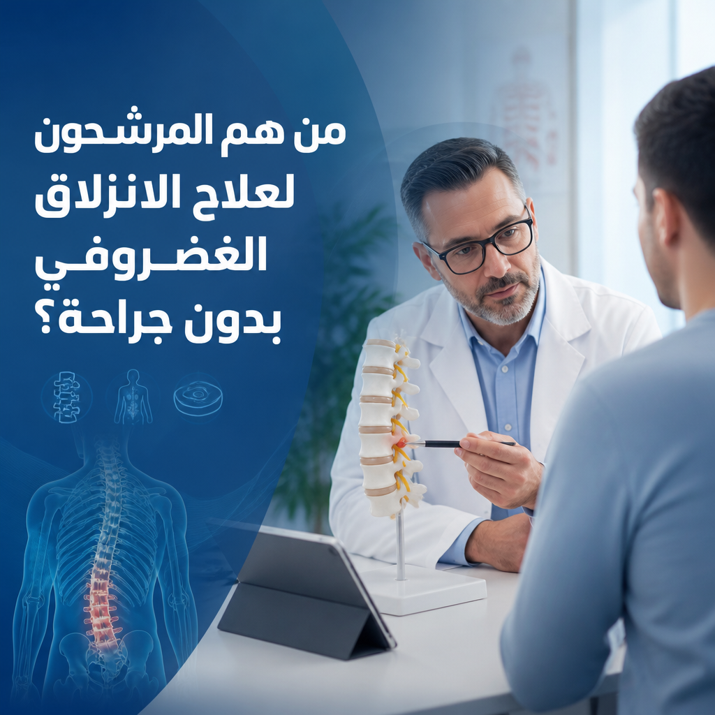 علاج الانزلاق الغضروفي بدون جراحة